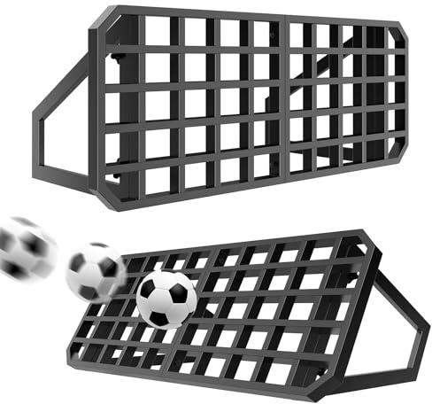 Fußball Rebound Board, Rebounder Board Fussball Trainingszubehör - Pass & Schuss Fußball Training, Fussball Rebounder mit 2 Rückprallwinkeln
