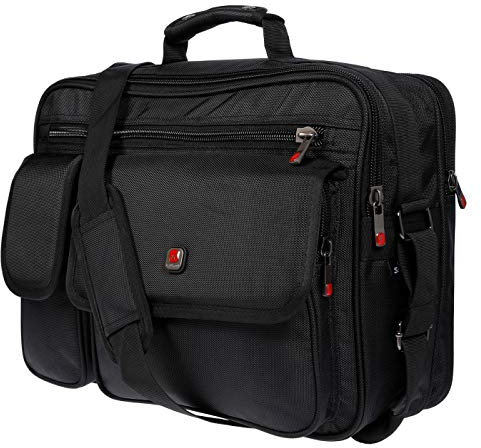 Christian Wippermann XXL Umhängetasche Flugbegleiter Tasche Messenger Arbeitstasche Laptoptasche