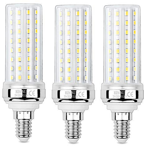HZSANUE LED Lampen 20W, 150W Glühlampenäquivalent, 2300lm, 3000K Warmweiß, E14 Kleine Edison Schraube, 3 Stück