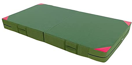 Turnmatte Weichbodenmatte Armee grüne Gymnastik-Taumelmatte, verwendet für cool laufend, tanzen, Fitness Training Matte 200 cm * 100 * 20 cm