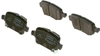 Bosch BP2458 - Brake Pads Car Rear Axle - Bosch Quality - Reduced Noise and Dust - ECE-R90 Certified - Copper-Free - 1 Set of 4 Pads