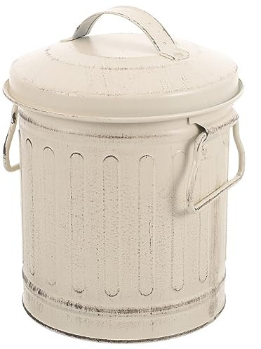 DOITOOL Secchio per Cenere con Coperchio, per, in Ferro zincato, per Cenere, per Giardino, per Interni