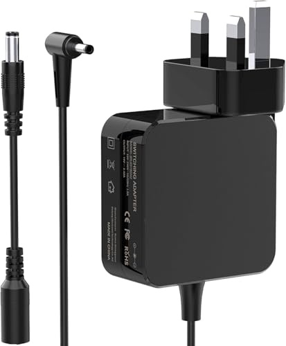 65W Laptop Charger Compatible With Asus VivoBook ZenBook 17 14 15 S14 S15 E203M E406M E410M X540S X540L X540UA UX303U UX305 UX305C UX330U UX430U F555L F555LA F555U F555UA F555【Non-Original】