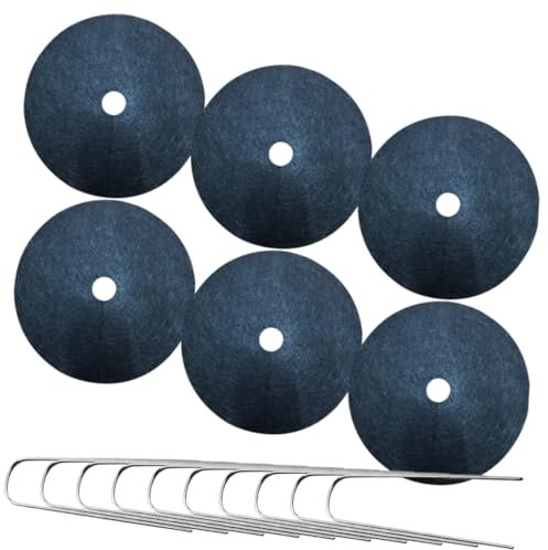 BESPORTBLE Non-woven Weed Control Mat Ground Pegs Garden Membrane Ground Cover Easy Install