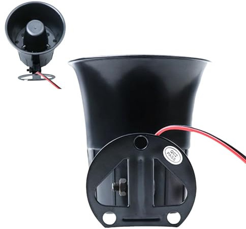 Ruwshuuk Anti-Diebstahl-Autoalarmanlage, Alarmanlage für Autos | Flexible kabelgebundene Alarmhupe, 110 dB Autoalarm | 12V/24V Auto-Diebstahlschutzsystem-Sicherheitssirene für Auto- und Heimsicherheit