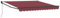 vidaXL Toldo retráctil automático Burdeos 300x250 cm, toldo, toldo de Patio, Dosel toldo, toldo de Puerta, Dosel retráctil, toldo de jardín
