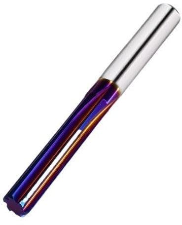 Hartmetall-CNC-Maschinenreibahle, Durchmesser 2–20 mm, blaue Beschichtung, HRC60-Reibahle, Lochentgratungswerkzeug, Hartstahl-Reibahlenbohrer, 1 Stück(2mm)