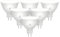 Enshine 6Pack MR16 LED Bulbs Cool White 6000K, 12V GU5.3 LED Spotlight, 5W=50W, Non-Dimmable, 13Yr Lifespan, 6000K Cool Light, 120° Beam Angle