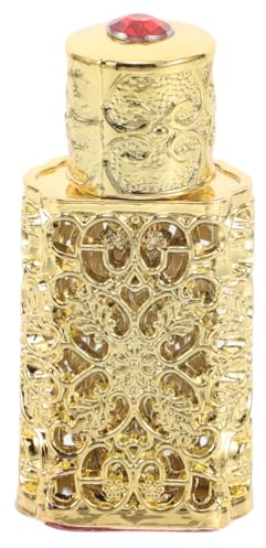 minkissy Parfümflasche Mit Ätherischem Öldesign Vintage-parfümflasche Für Essenz Retro-flakon Zum Selbermachen Kompakt Für Reisen Halter Für Ätherische Öle Parfüm-aufbewahrungsflasche