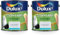 Dulux 500000 Easycare Kitchen Matt Emulsion Paint For Walls And Ceilings, Frosted Steel, 2. 5 Litres (Pack of 2)
