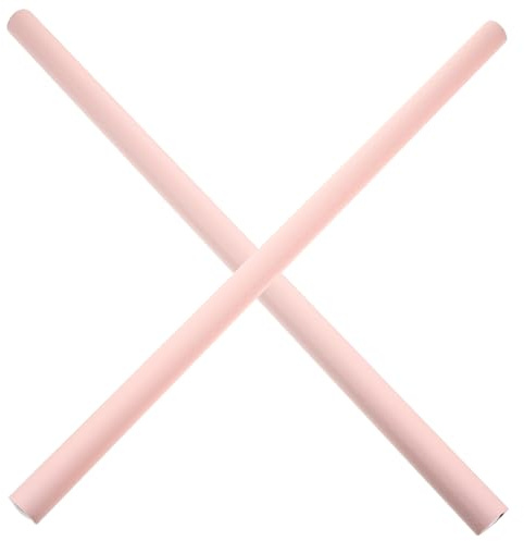 FENICAL Palo de Entrenamiento para Yoga de Espalda 2 Piezas 60 Cm, Varilla de Espuma Núcleo de Acero, Bastones Correctores de Joroba para Ejercicio de Gimnasio y Estiramiento, Accesorios
