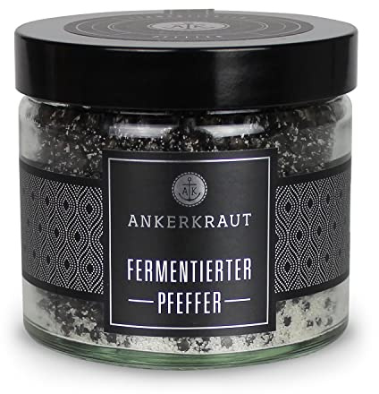 Ankerkraut Fermentierter Pfeffer 150g im Tiegel – Gourmet schwarzer Pfeffer, Premium-Qualität für Fleisch, Salat & Soßen