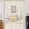 2PCS Tassel Curtain Crystal String Curtains Door Wall Panel Screen Fringe Room Divider Blinds String Beaded Curtain Partition Screen Panel 100x200cm Champagne Bead Curtain Doorway Crystal Home Decor