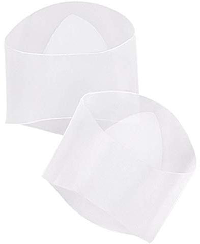 2 Paar weiche Silikon-Fußgewölbe-Stützbandagen für flache Füße, Plantarfasziitis-Kissen, Fußschmerzlinderung, Pads für Damen und Herren – durchscheinend