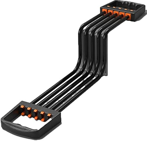 Chest Puller Universal Chest Expander Für Männer Und Frauen Schulter Dehnen Seil Fitness Ausrüstung Home Arm Krafttraining Frühling Muskel (Color : Black)