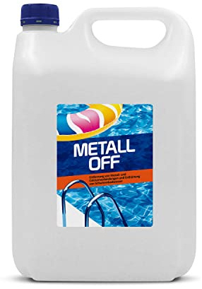 Gamix Metall-Ex för pool | metallborttagare | metallneutralisator för simbad | för kristallklart vatten 4 l