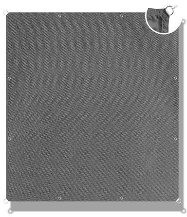 Sun Sonnensegel Wasserdicht 300x350cm Balkon Sichtschutz Ohne Bohren Sonnenschutz UV Schutz Windschutz Sonnensegel Balkon Seite für Balkon Terrasse Garten －Dunkelgrau