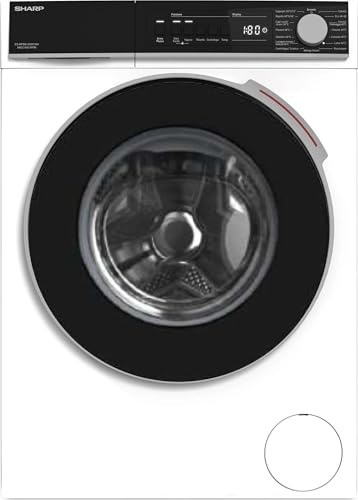 Sharp ES-NFB814DW1NA - Lavatrice Frontale da 8 kg, 1400 giri/min, Classe Energetica A, Bianco