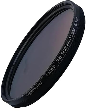 Filtre infrarouge réglable 52 mm pour objectif d'appareil photo Canon RF 24 mm f/1.8 IS STM avec Canon EOS R10, R50