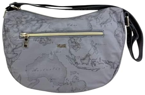 Borsa tracolla mezzaluna Alviero Martini (GEO GREY, 21x33x11)