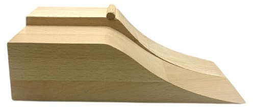 ＡＷＨＡＯ Multifunktionale Skateboard Rampe Aus Holz, Fingerboard Rampe, Fingerboard Rail für Kinder, Style E