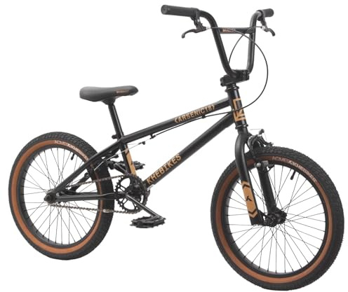 KHEbikes KHE Arsenic 18 tum BMX-cykel – 10,2 kg lätt – barn och ungdomar Freestyle BMX – svart – 18 tum för 125–145 cm – modell 2025