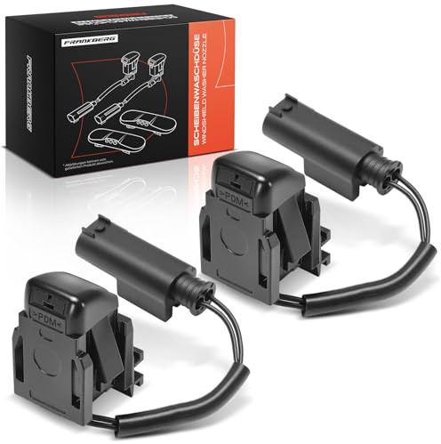 Frankberg 2x Waschwasserdüse Spritzdüse Frontscheibe Vorne A2118601147 | Kompatibel mit C-Klasse T-Model S203, E-Klasse T-Model S211, E-Klasse W211, CLK C209, CLS C219, C-Klasse Coupe CL203
