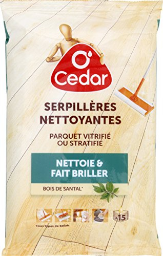 O 'Cedar mopa parquet vítreo/laminados X 15