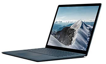 2017 Microsoft Surface Laptop with Intel Core i5-7200U (13.5-inch, 8GB RAM, 256GB SSD) (QWERTY English) Cobalt Blue (Renewed)
