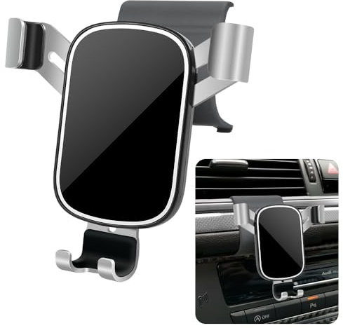 LUNQIN Car Phone Holder for Audi A6 S6 A7 S7 RS6 RS7 2012 2013 2014 2015 2016 2017 2018 Auto Interior Accessories Best Phones Mount Cell Cellphone Mobile Cradle Charging Navigation Bracket Air Vent