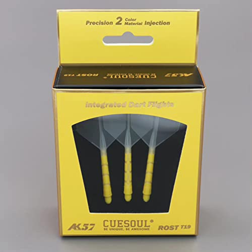 CUESOUL ROST T19 Integrierter Dartschaft und Flights Big Wing Shape, 3er-Set