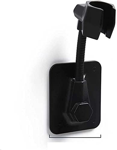 Support de pommeau de douche Supports de pince coulissants, support de pommeau de douche réglable sans perceuse for salle de bain s'adapte à la rotation de 360 ​​degrés Fixation du support de pommeau