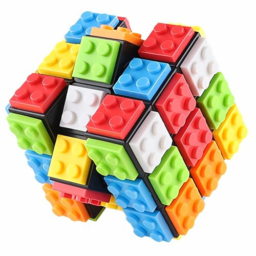 Zauberwürfel 3x3 Speed Magic Cube 3D Puzzle Anti Stress Toller Würfel Brick Cube Für Kinder Erwachsene Magischer Würfel Spielzeug Geschenke（Schwarz）