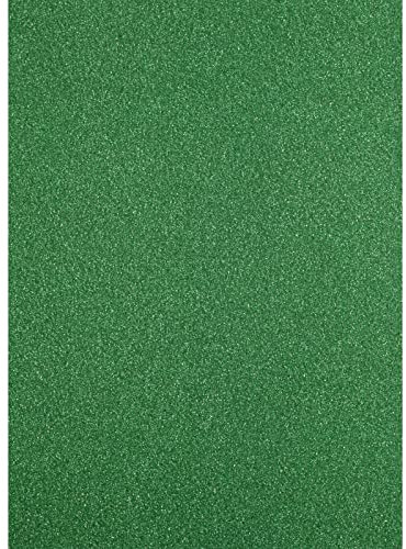 Florence Glitzerpapier zum Basteln - Grün - Papierbasteln 5 Stück - A4 Bastelpapier mit Glitzer für Scrapbooking, Stanzen und Kartengestaltung - 250 gsm