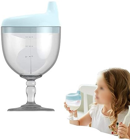 zalati Bouteille d'eau avec tétons, jus, bec de canard pour enfants, tout-petits, bébés, apprentissage de la boisson – 150 ml
