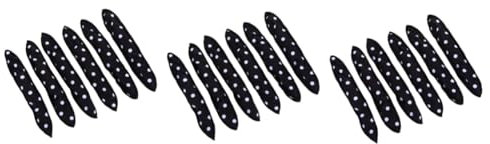 Beaupretty 90piezas Rodillos De Rizar Para Cabello Herramientas De Estilo Flexible De Cubierta Calor Uso Nocturno Rizados Suaves y Duraderos Negro