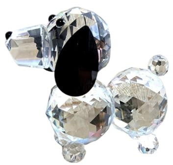 Kristall-Geschenke, Glasfiguren, 1 Stück, Kristall-Hunde-Figuren, Ornament, handgefertigt, Miniatur-Glas, Tier-Briefbeschwerer, Basteln, for Kinder