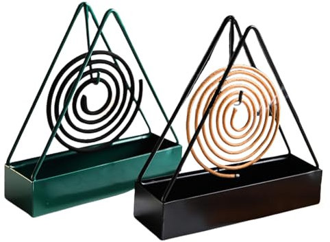 Espiral Antimosquitos Apoyo,2pcs Soporte Bobina Mosquito,Porta Incienso En Espiral,Soporte Espiral Mosquitos,Estuche Bobina Mosquito,Incienso Mosquito Coil Holder,Soporte Ceniza de Incienso