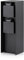 Colonne multiprise de jardin avec 2 prises, max. 3680 W, IP44, prise extérieure en aluminium, pour l'extérieur - Carré noir