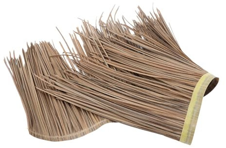 CANIGHT Künstliches Strohdach Für Garten Feuerfest Und Graues Pe-Material Für -projekte Landschaftsdekor Und Kleine Gartenarchitekturen