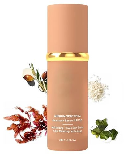 Base de Maquillaje líquida 4 en 1, Corrector de Cobertura Total Media hidratante con SPF 50+ Inspirado, ligero, duradero, control de gras