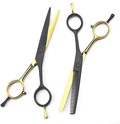 asdchZen Professionelle Haarschneidewerkzeuge, Friseurscheren-Haarschneideset, Effilierschere Für Den Heimgebrauch