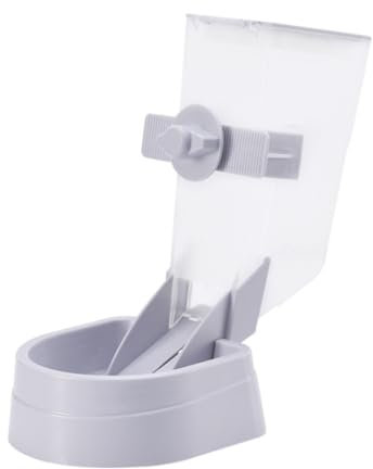 CIYODO Hanging Feeder Tipping Dog Feeder Pet Cage Bowl for Cats and Dogs Pet Food Container Bowl Holder Clip for Indoor Outdoor Use Supply and Accessory