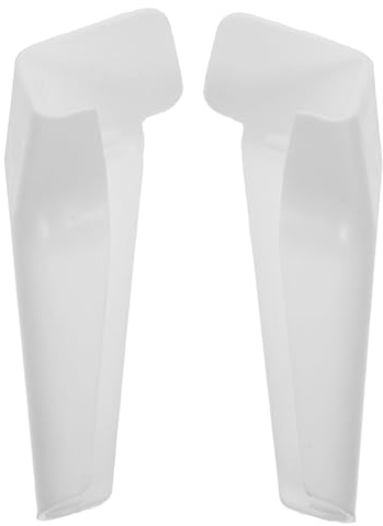 Beccuccio per Grondaia da Tetto Rv Bianco, 2 Pezzi Pvc