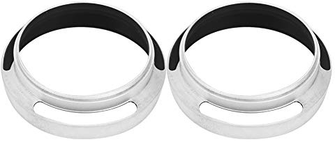 RASTKY Paraluce per Fotocamera in Lega di Alluminio da 2 Pezzi da 52 Mm - Argento di Ricambio, Riduce Efficacemente il Riflesso della Luce, Protegge l'obiettivo da Danni, Include
