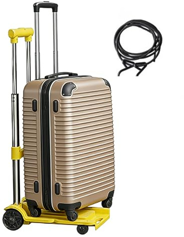 Diable à main pliable, capacité 100 kg, roues portables, transporteur roulant, diable pliable, hauteur réglable, usage intensif, pour les achats, les voyages en aéroport, le transport en garage