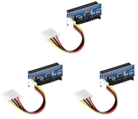 Uikdjgu 3X HDD 3.5 IDE to Adapter Hard Disk Converter PATA IDE 39/40Pin to 22Pin Hard Drive Connector with Data Cable