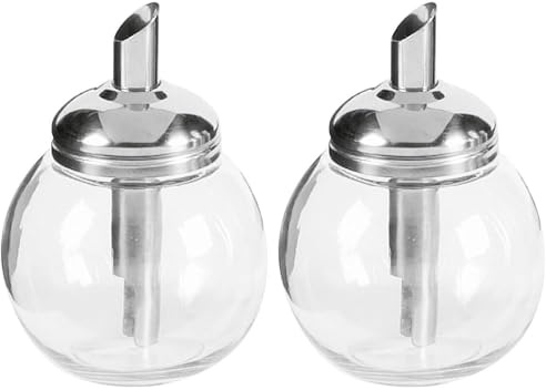 APS sucrier Ø 8,5 cm, H: 12 cm, 150 ML Conteneur en Verre (Lot de 2)