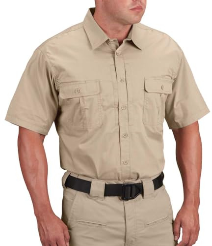 Propper mäns Kinetisk skjorta kortärmad tröja Khaki 4XL