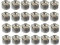 24 x 2.5 hours GermanFire Chafing Dish Fuel Gel Cans, Safety Fuel Paste Made of Non-Toxic Ethanol, Food Warmer, Warming Container, Rechaud